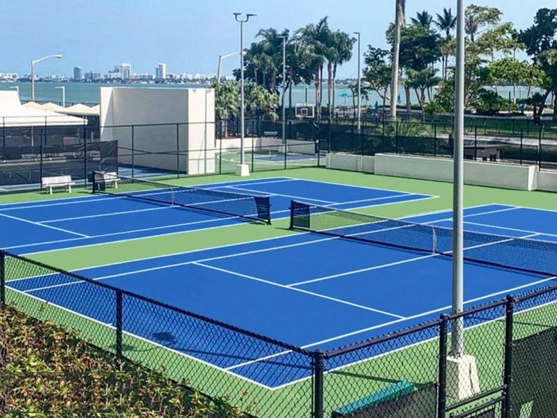 Thi công sân Tennis chuẩn TPHCM